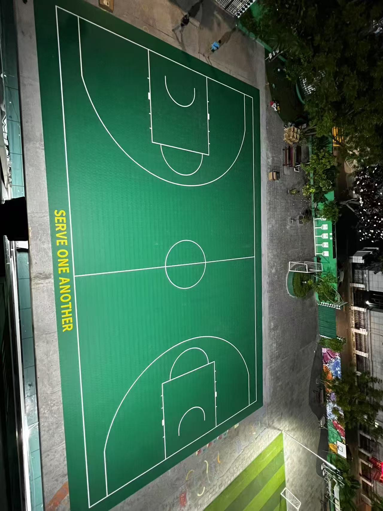 Linghua Cambridge Basketball Court Splicing Floor in the UK